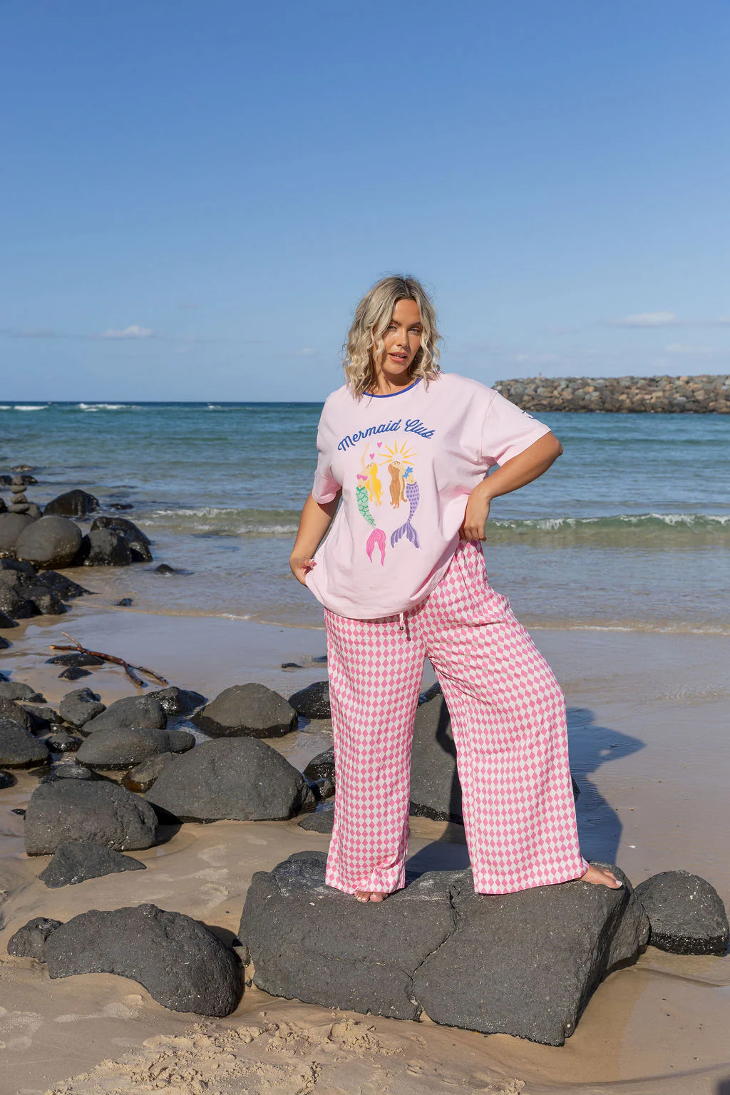 Gina Pants in Sorrento Pink - Image 4