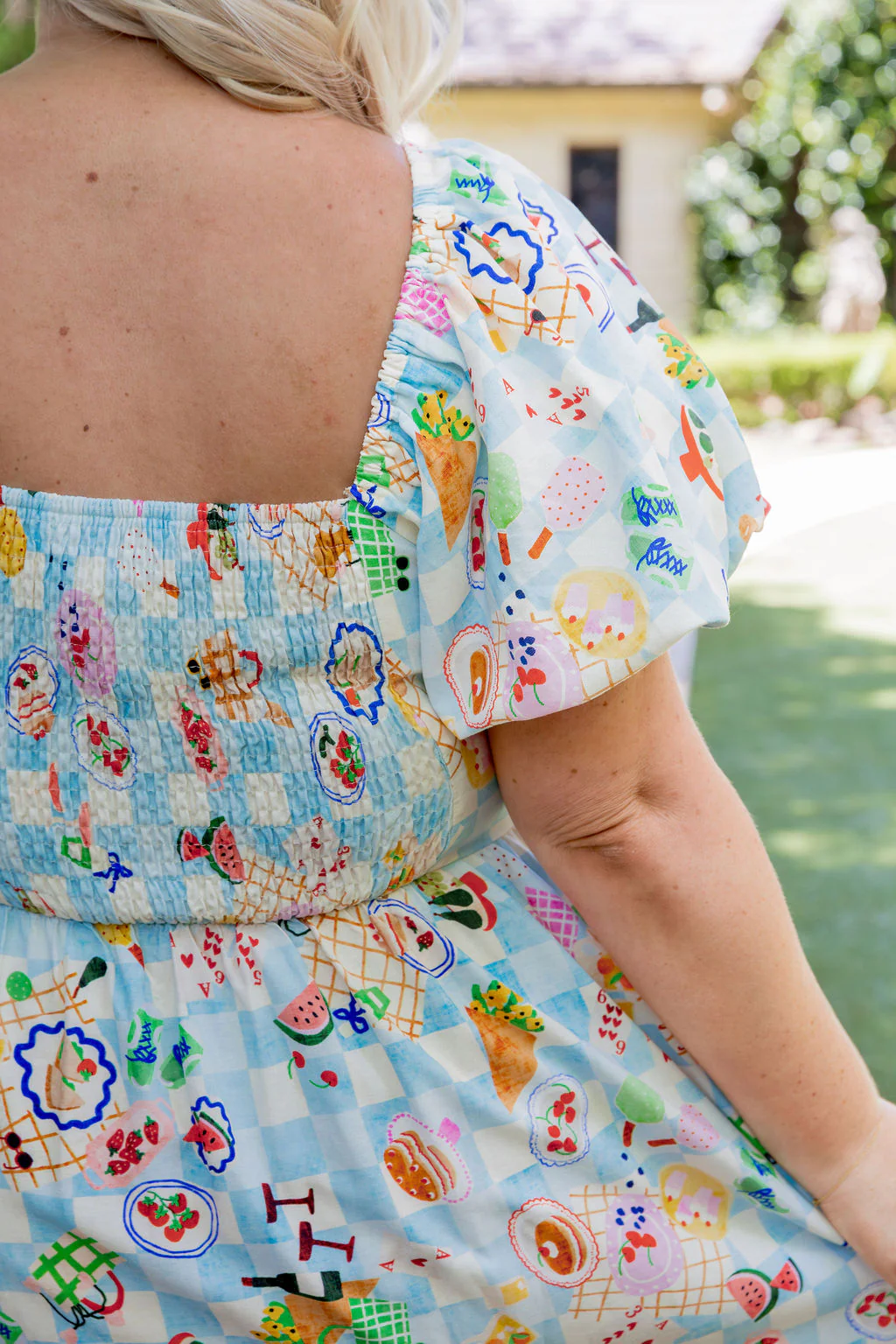 Giovanna Linen Blend Maxi Dress in Picnic - Image 21