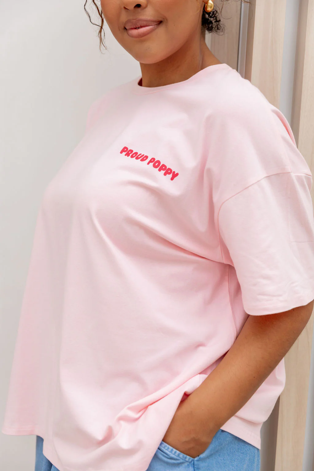 Good Vibes Tee in Pink - Image 22