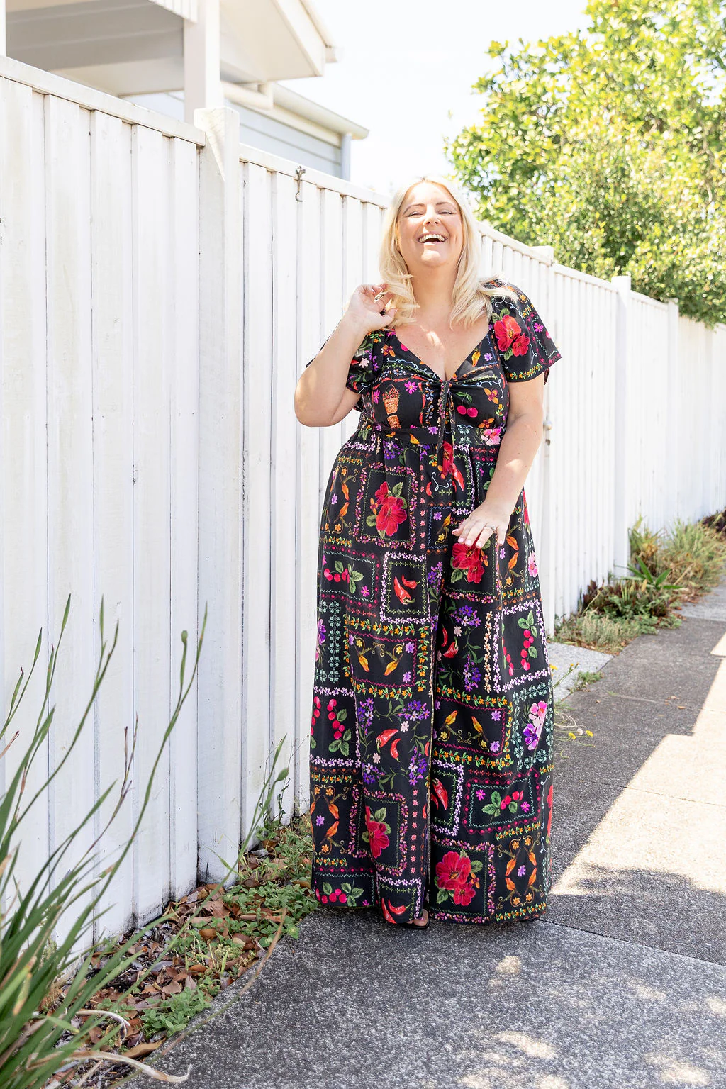 Hazel Jumpsuit in Sweet Bee - Image 2