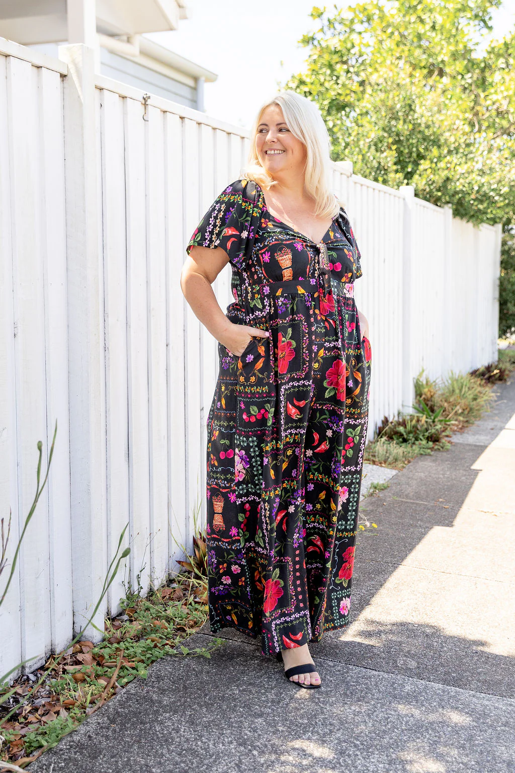 Hazel Jumpsuit in Sweet Bee - Image 9