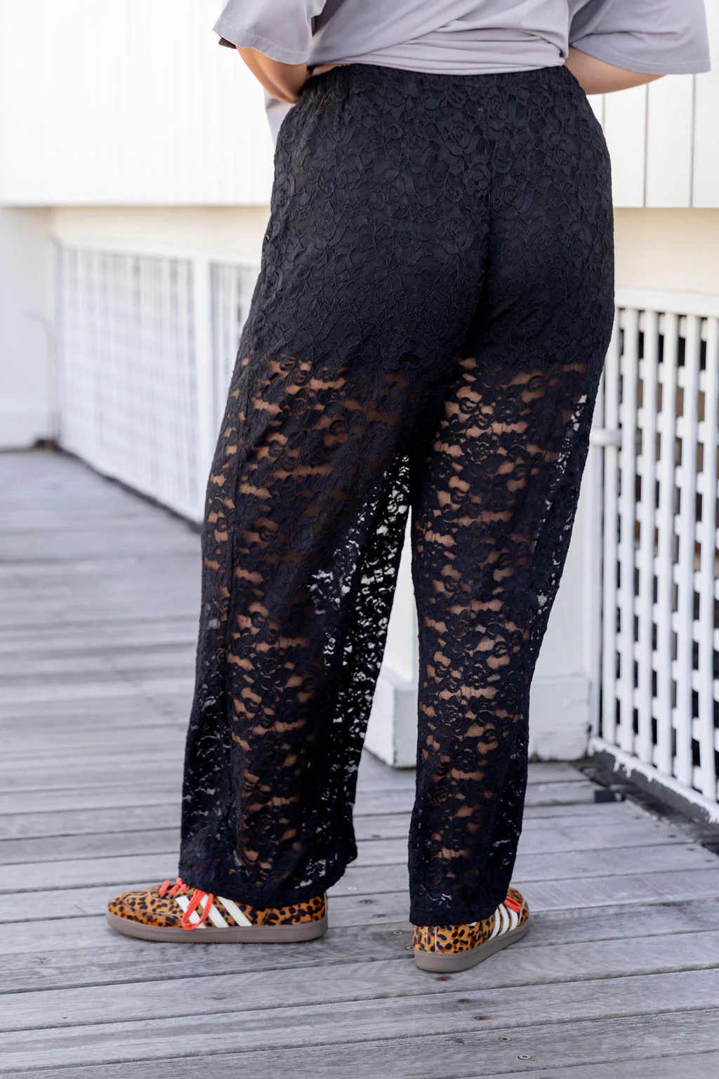 Honey Lace Pant in Black - Image 10