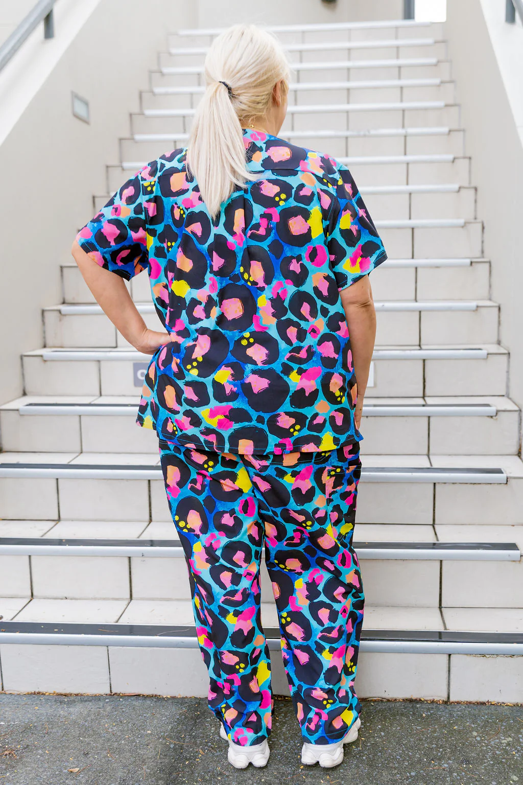 Jazz Scrubs in Kasey Leopard by Kasey Rainbow - Image 14