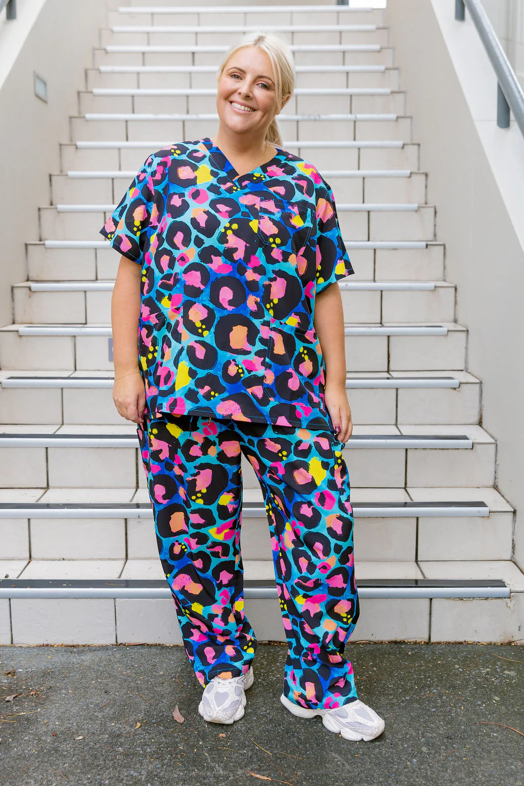 Jazz Scrubs in Kasey Leopard by Kasey Rainbow - Image 6