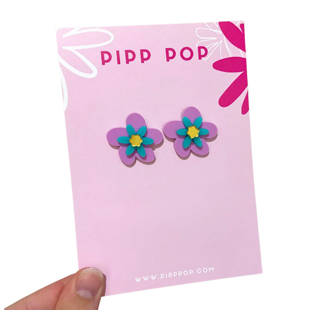 Jessie Flower Stud Earrings