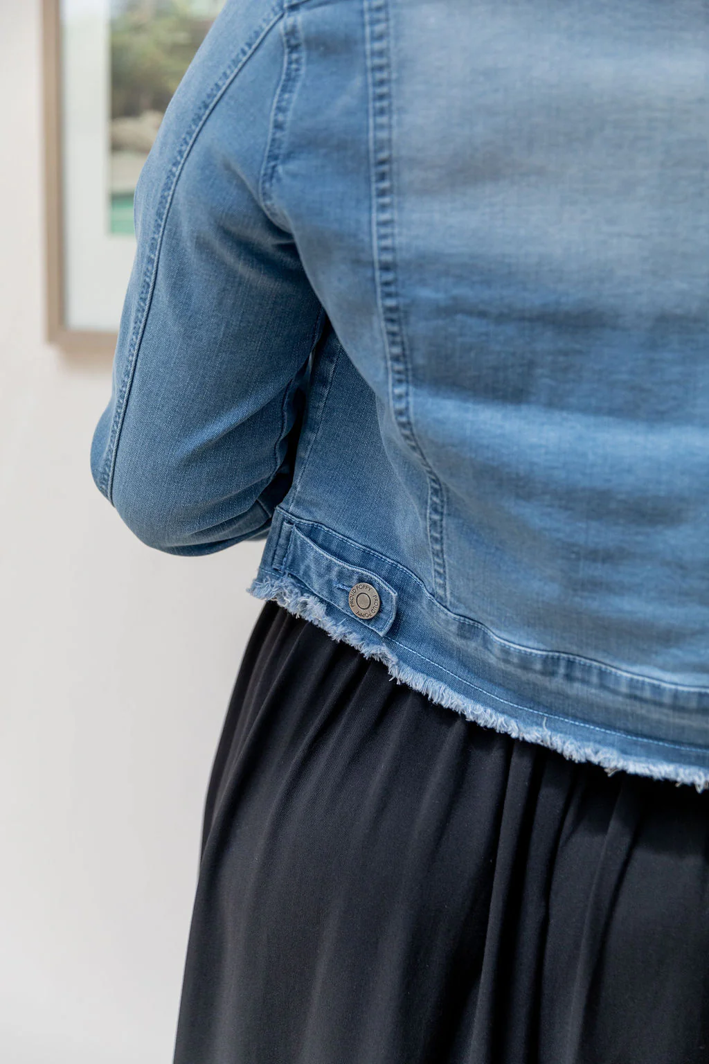 Kenzie Crop Denim Jacket - Image 33