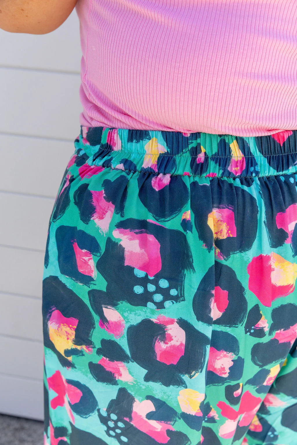 Larsa Pant in Green Leopard by Kasey Rainbow - Image 11