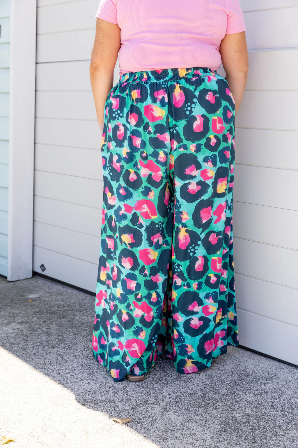 Larsa Pant in Green Leopard by Kasey Rainbow - Image 12