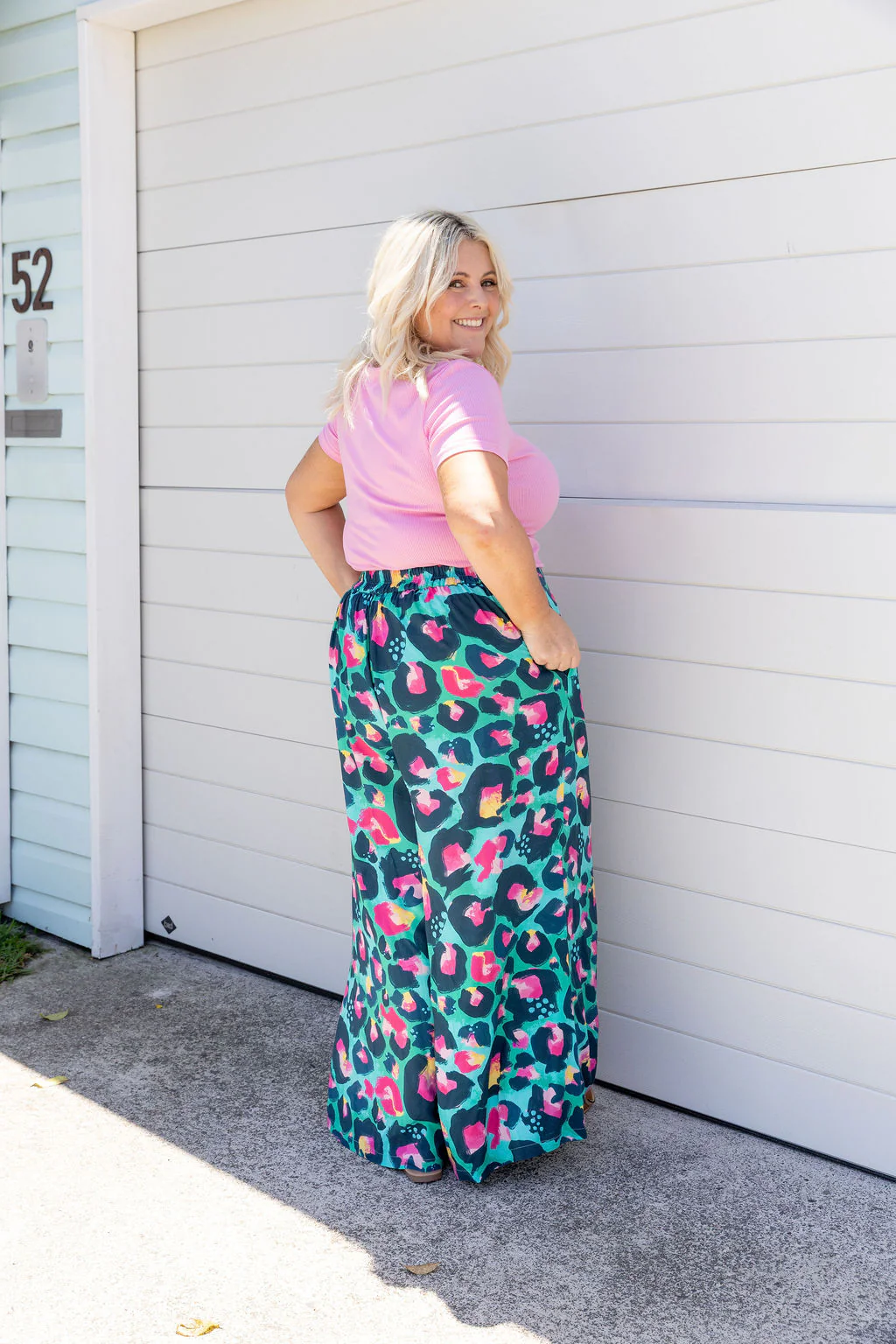 Larsa Pant in Green Leopard by Kasey Rainbow - Image 13