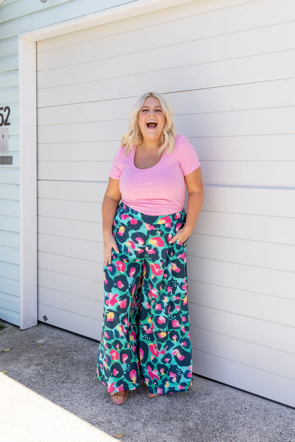 Larsa Pant in Green Leopard by Kasey Rainbow - Image 4