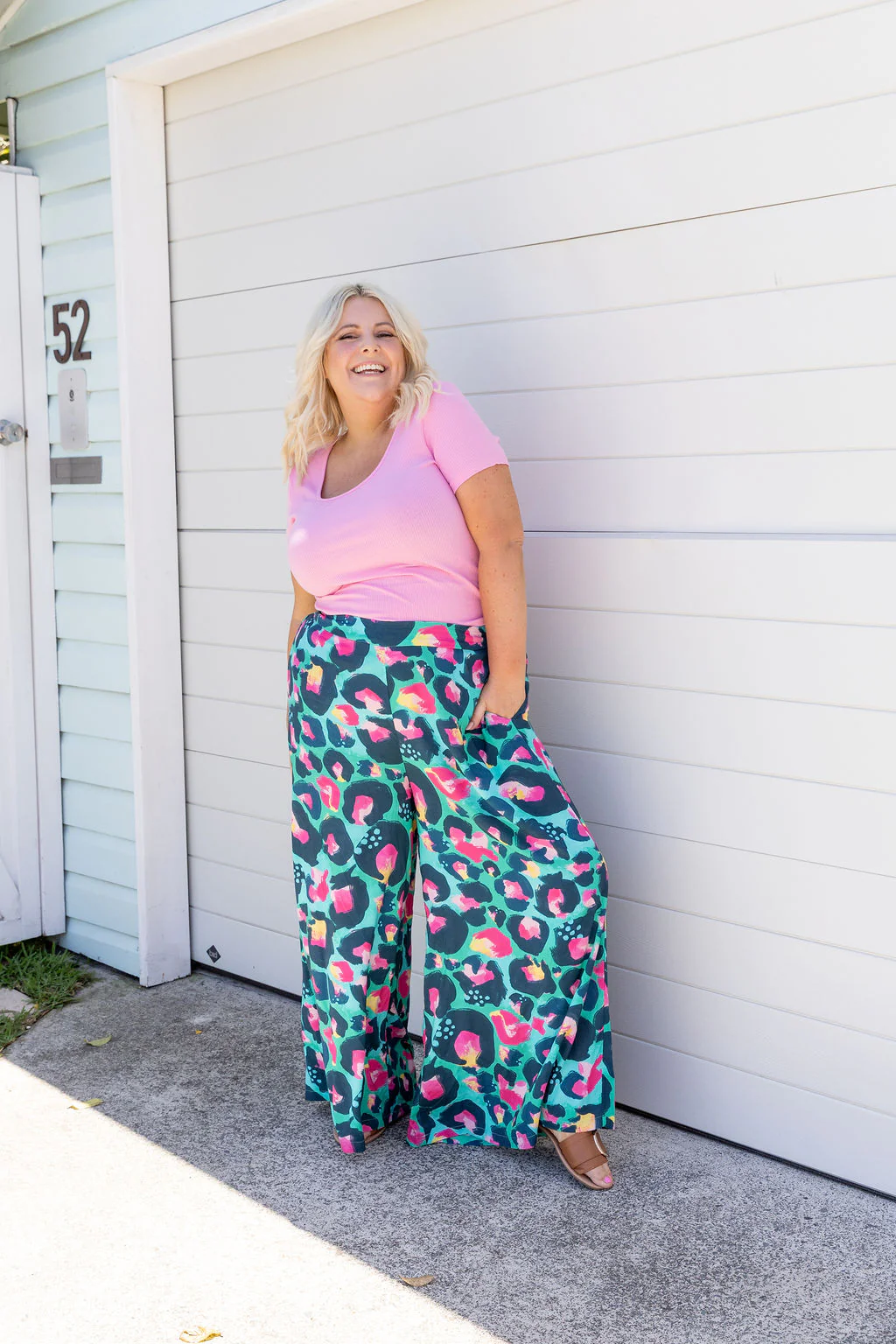 Larsa Pant in Green Leopard by Kasey Rainbow - Image 6