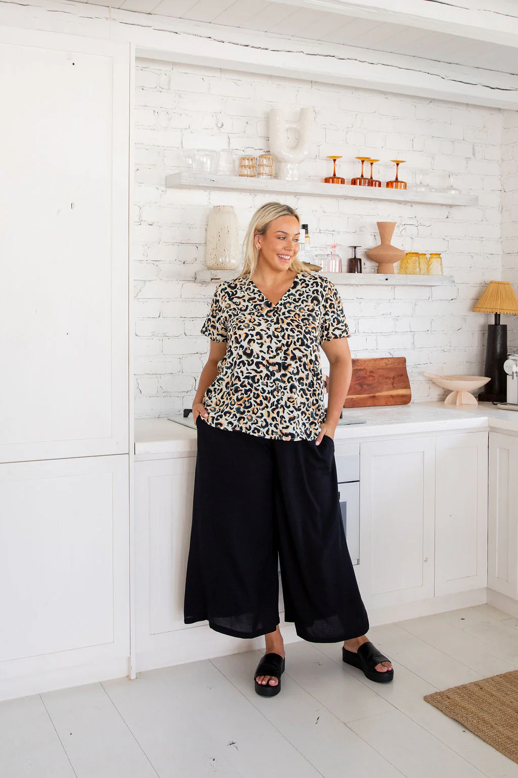 Larsa Pants - Petite in Black - Image 7