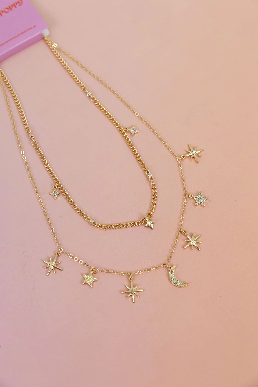 Layered Moon & Stars Necklace - Image 10