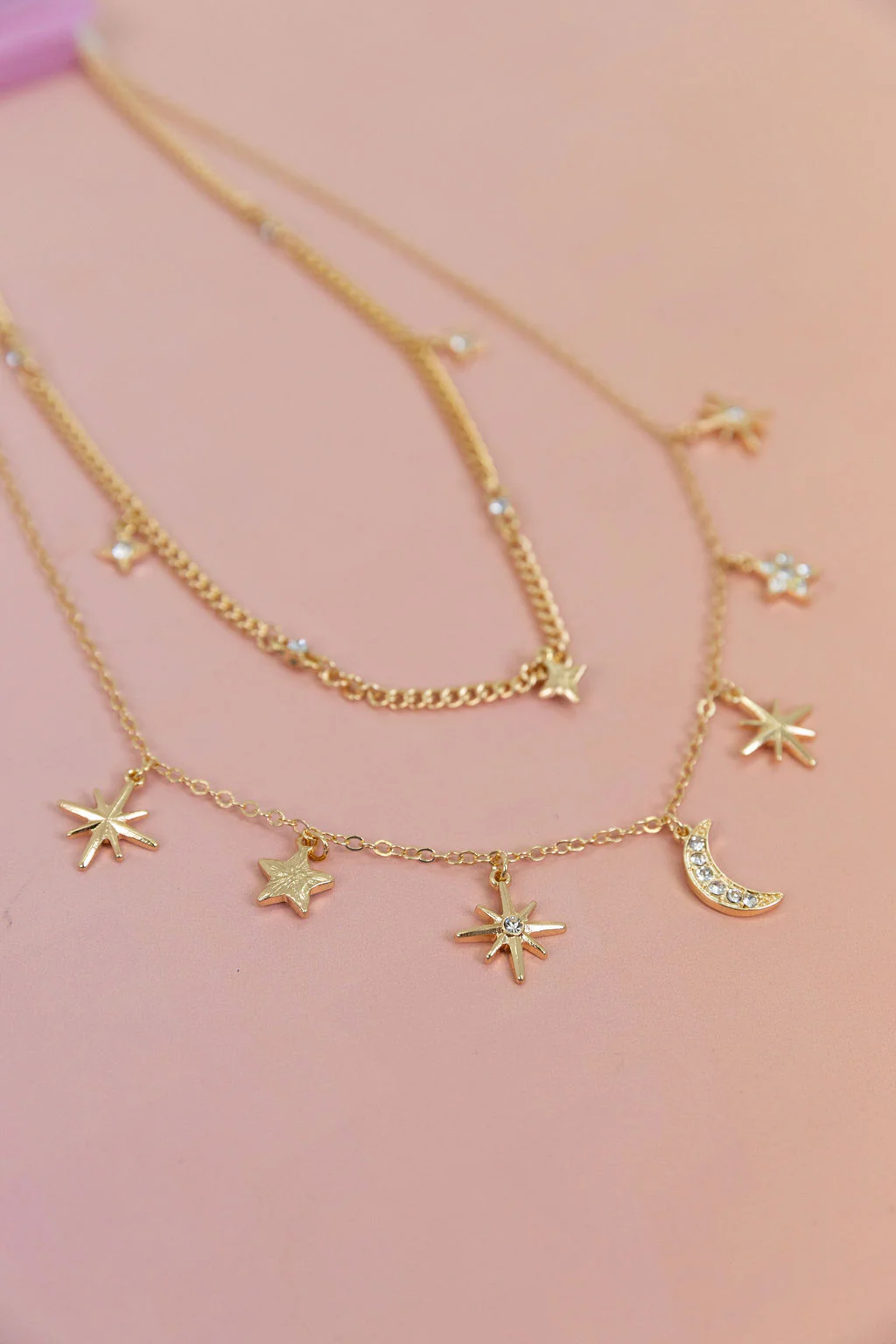 Layered Moon & Stars Necklace - Image 6