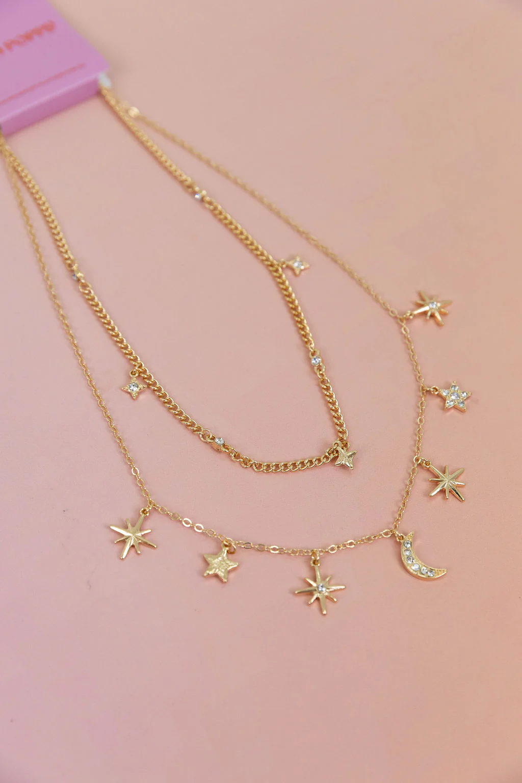 Layered Moon & Stars Necklace - Image 8