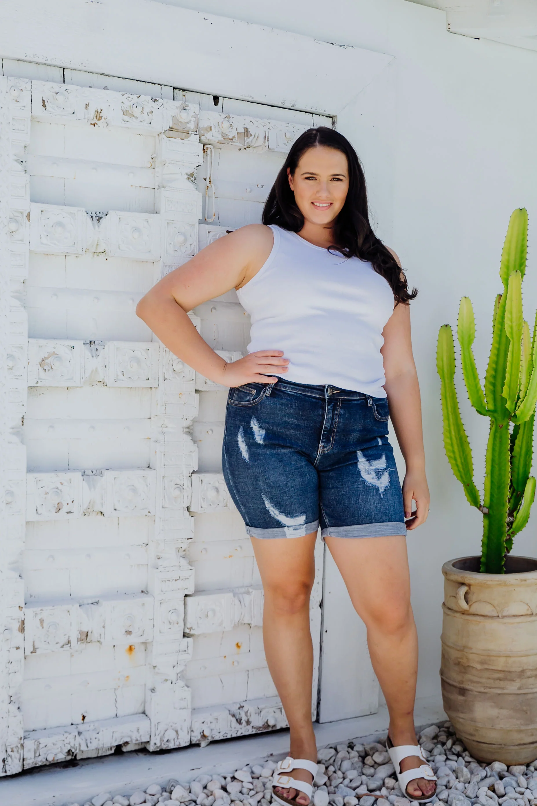 Layni Denim Shorts - Image 6