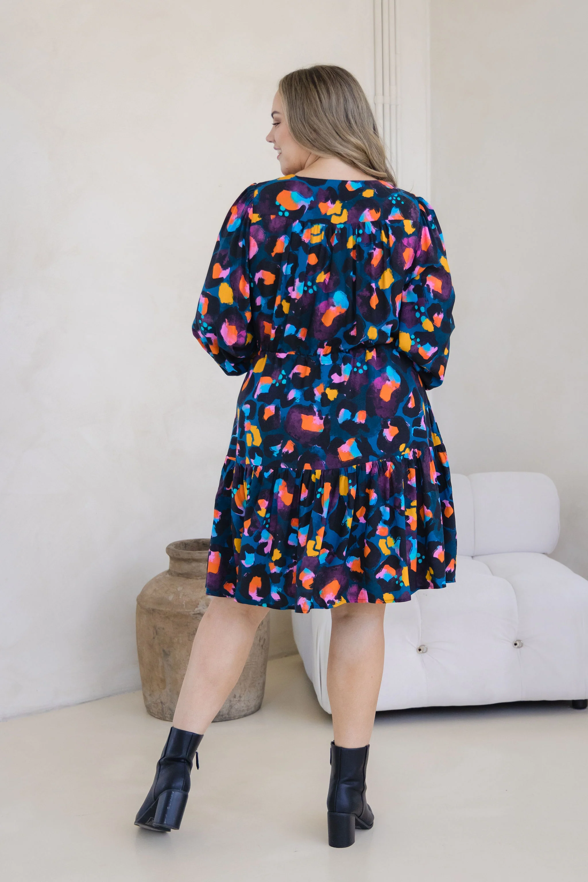 Long Sleeve Esmae Dress in Verona by Kasey Rainbow - Image 11