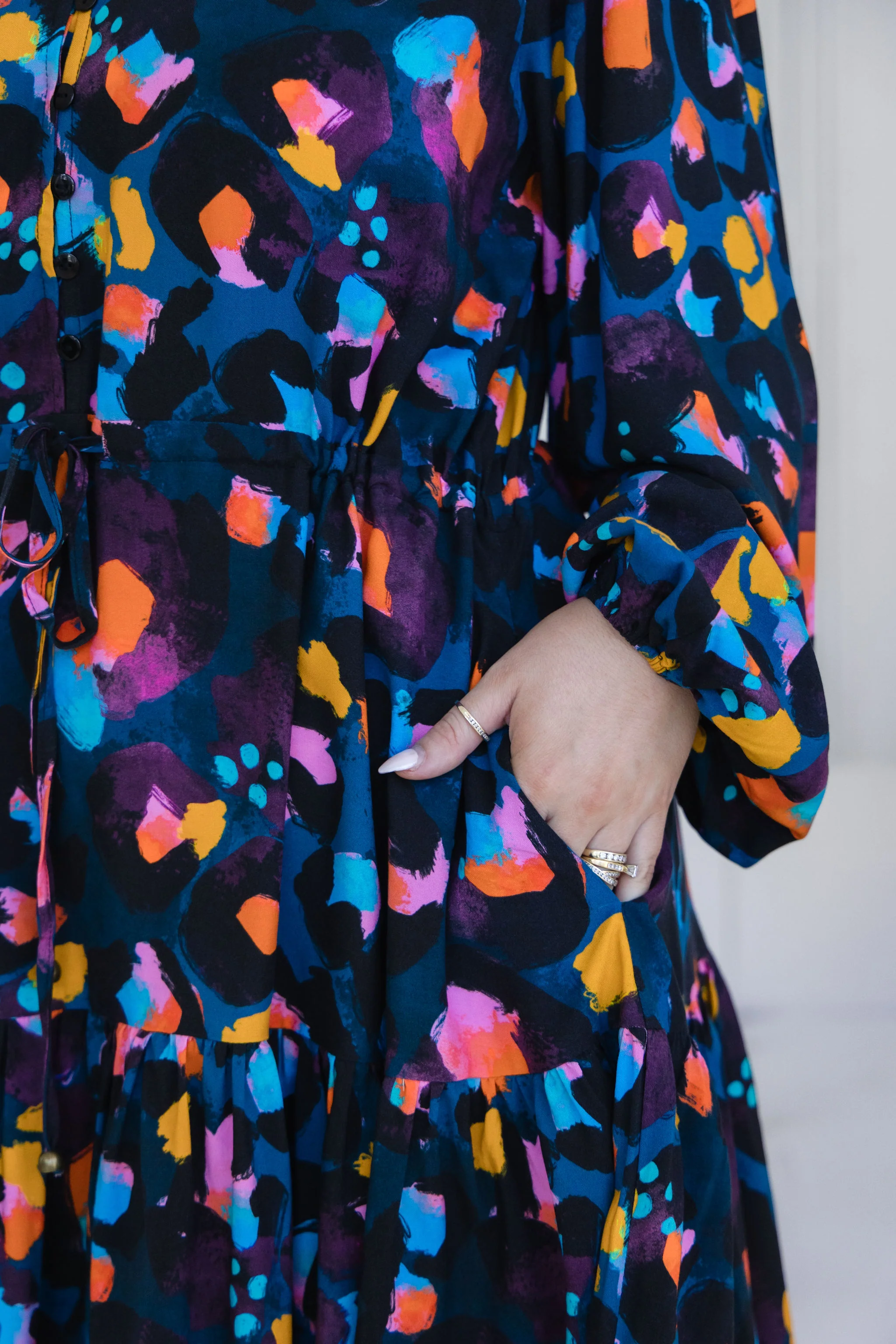 Long Sleeve Esmae Dress in Verona by Kasey Rainbow - Image 5