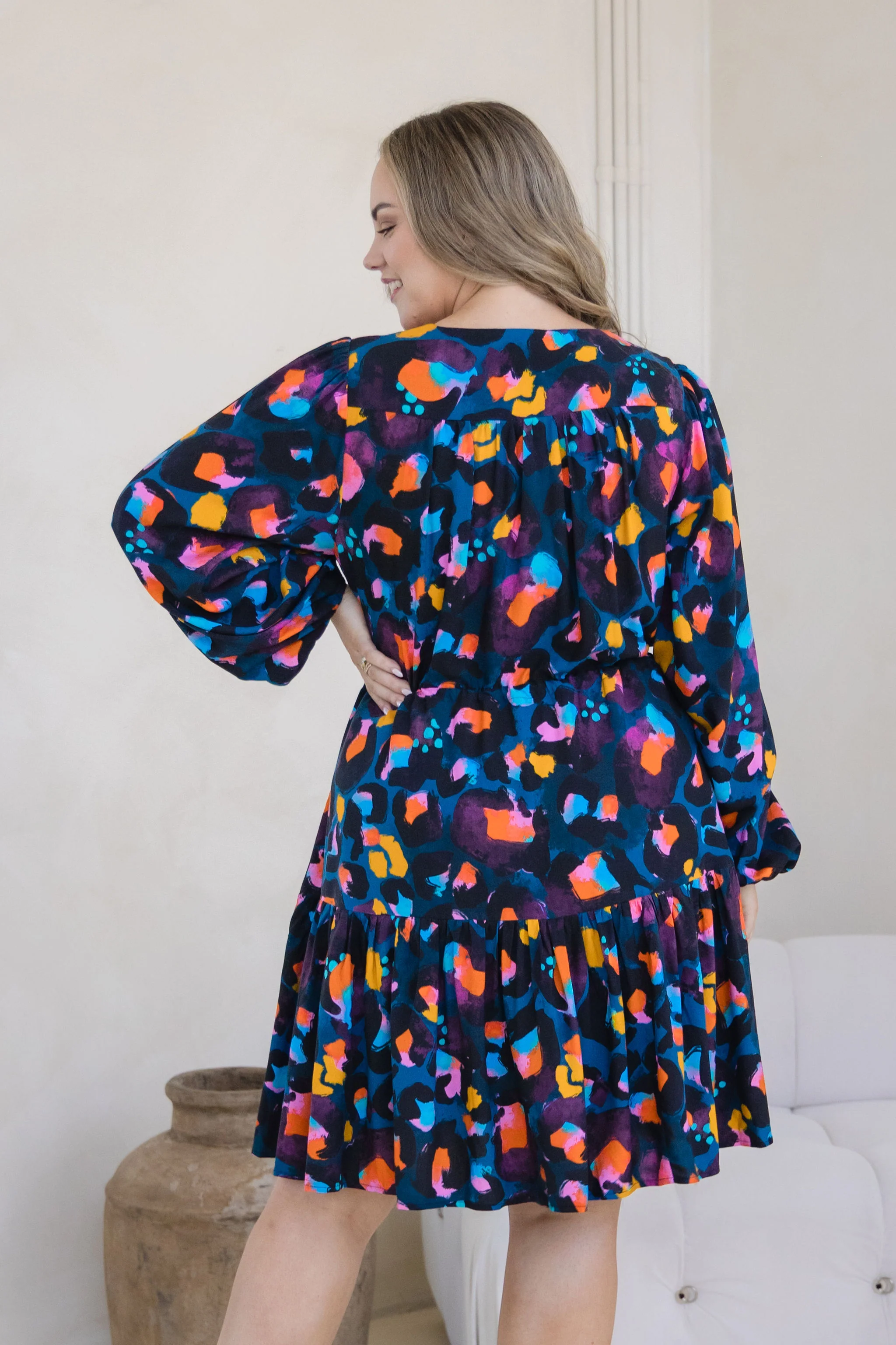 Long Sleeve Esmae Dress in Verona by Kasey Rainbow - Image 9