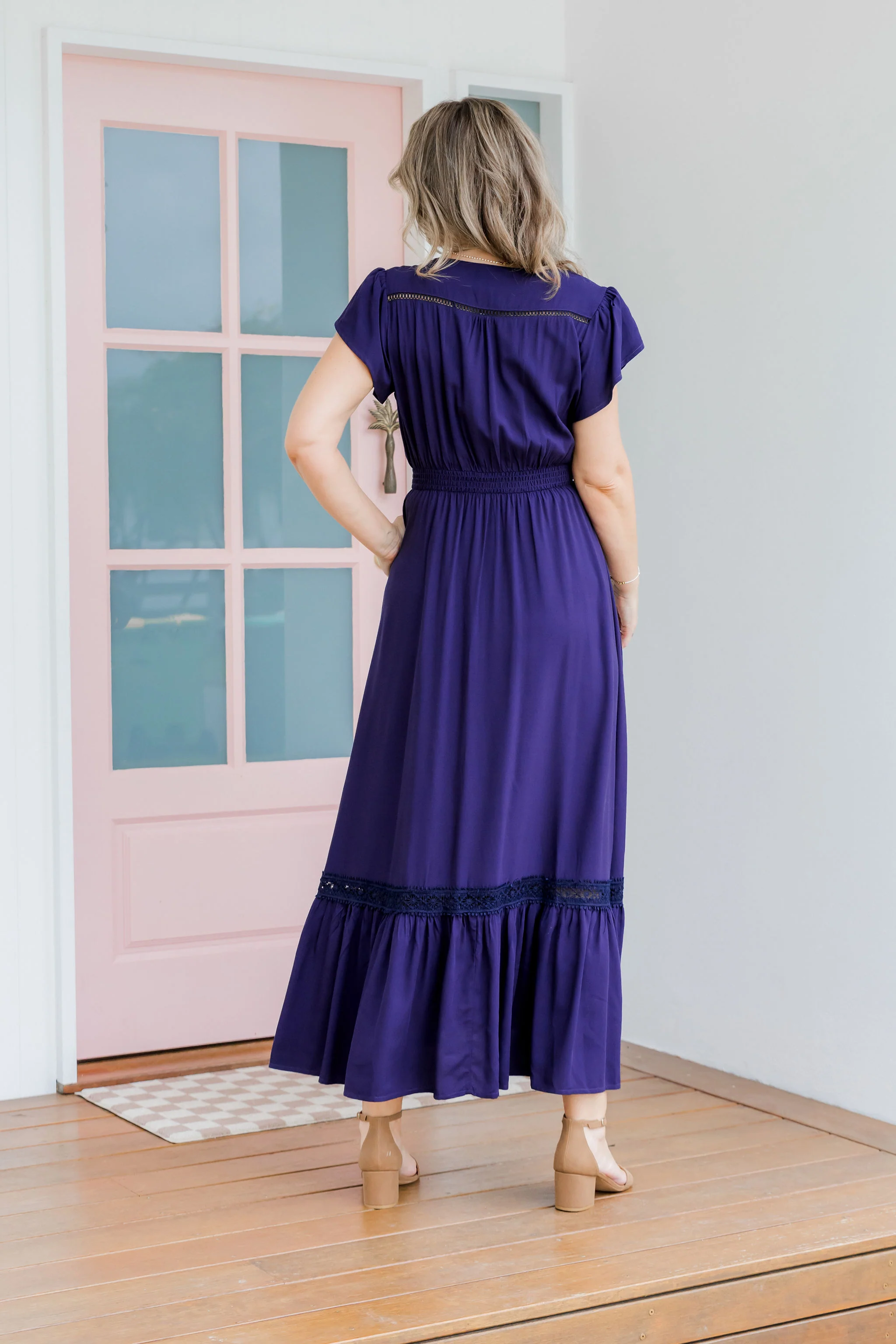 Louisa Maxi Dress in Midnight - Image 21