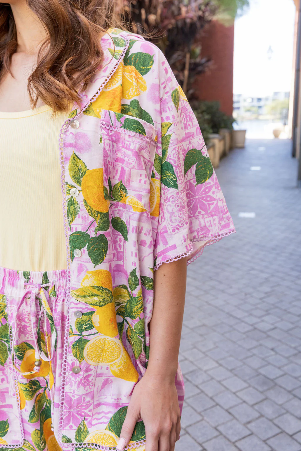 Luella Linen Blend Shirt in Themis - Image 11