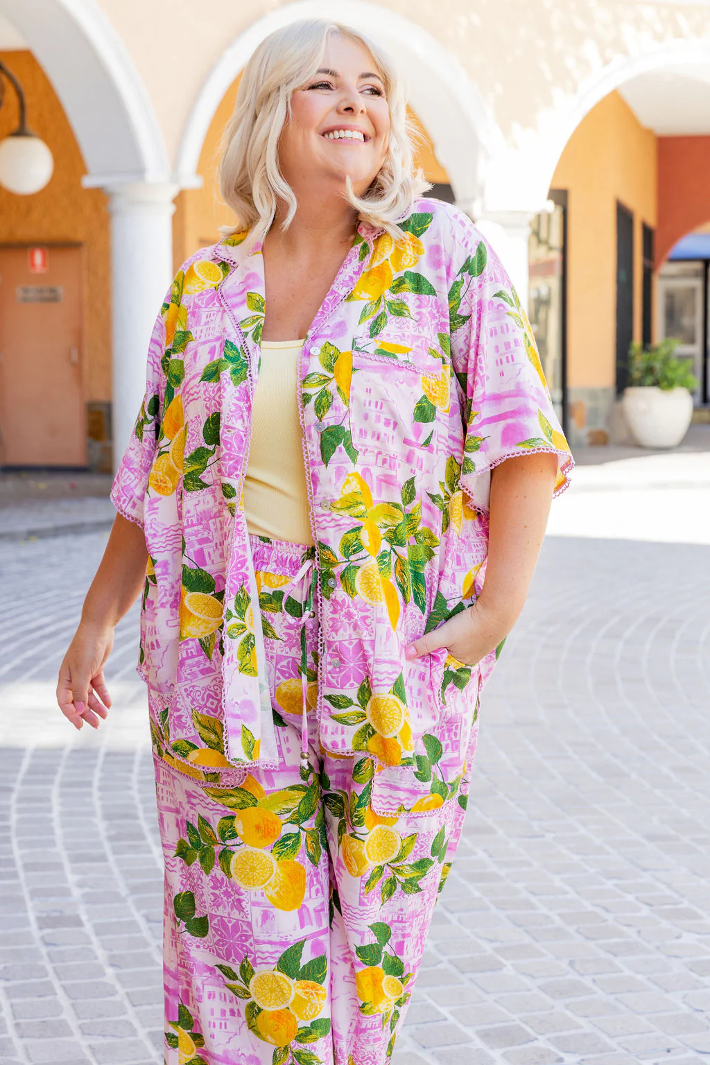 Luella Linen Blend Shirt in Themis - Image 2