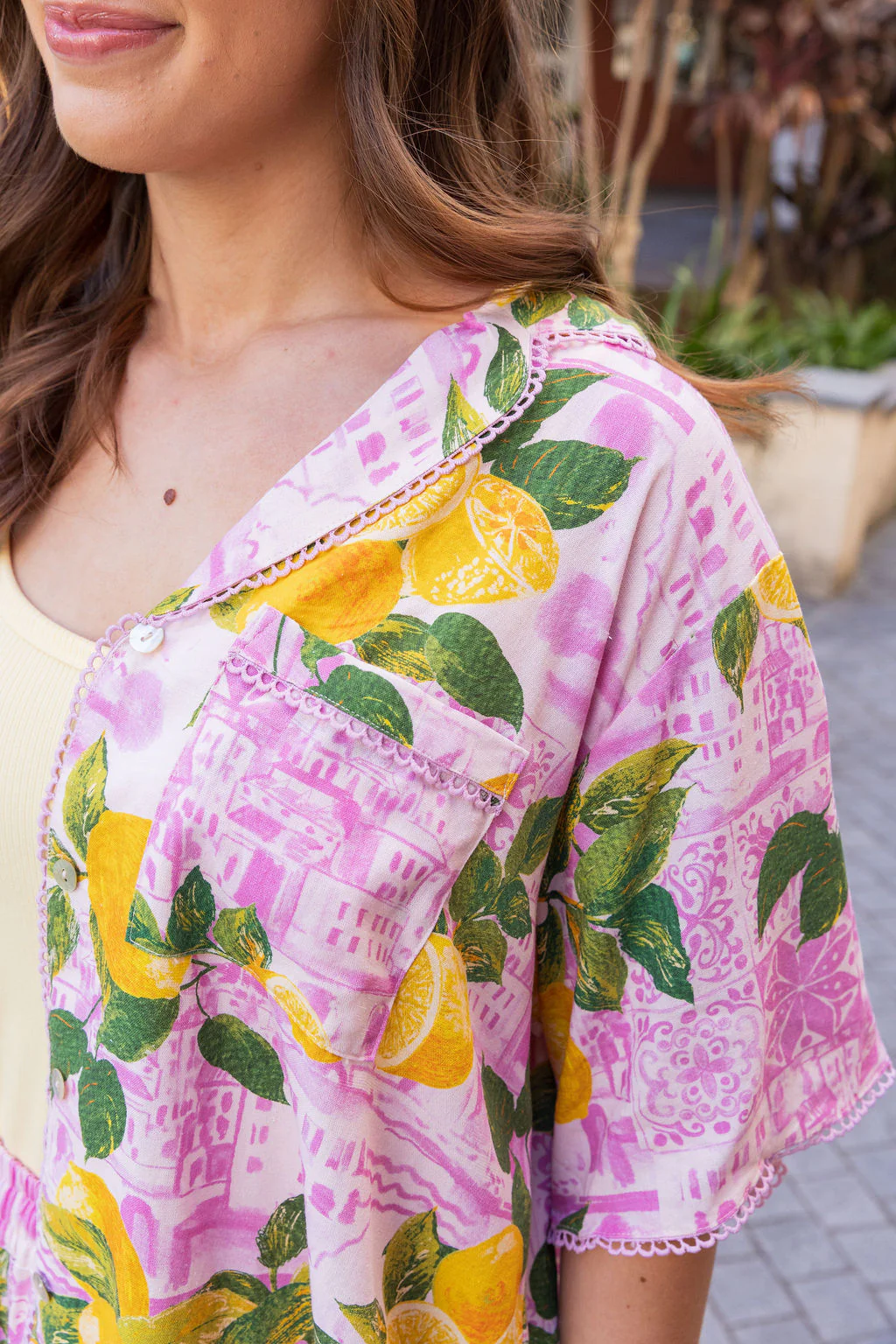 Luella Linen Blend Shirt in Themis - Image 5