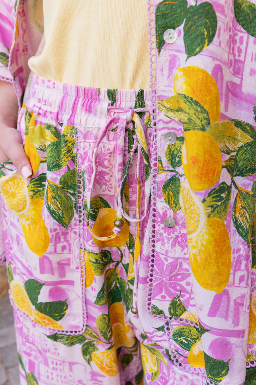 Luella Linen Blend Pants in Themis - Image 16