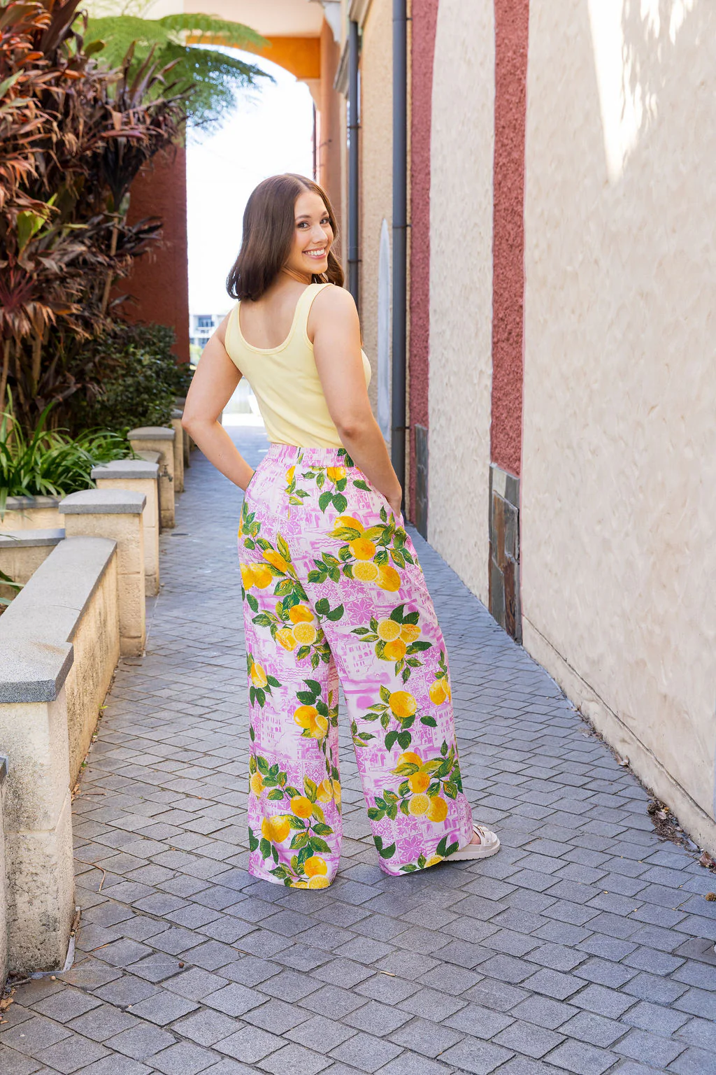 Luella Linen Blend Pants in Themis - Image 31