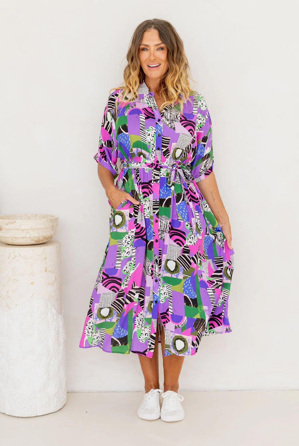 Maddy Midi Dress in Dazzle