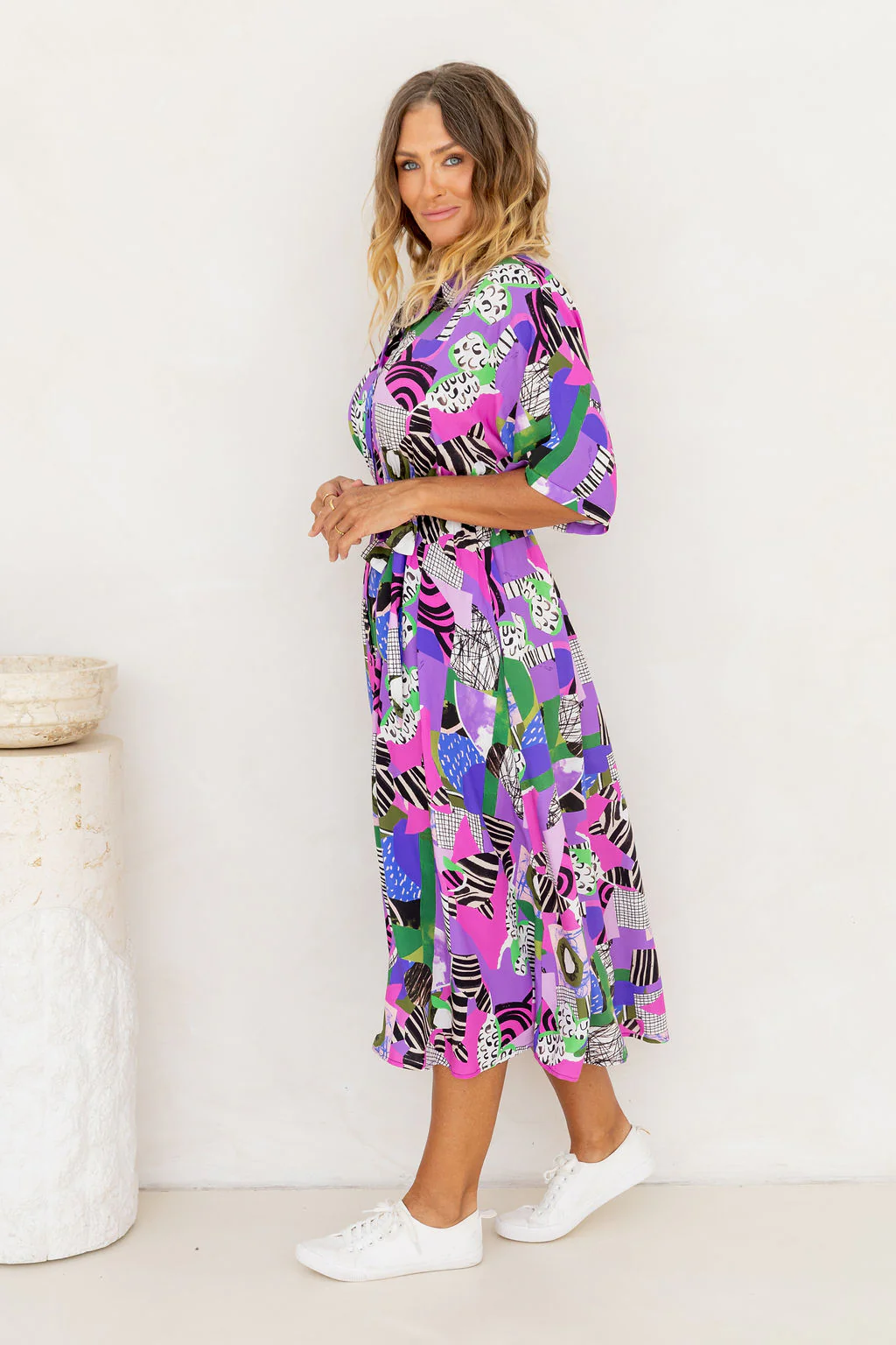 Maddy Midi Dress in Dazzle - Image 3
