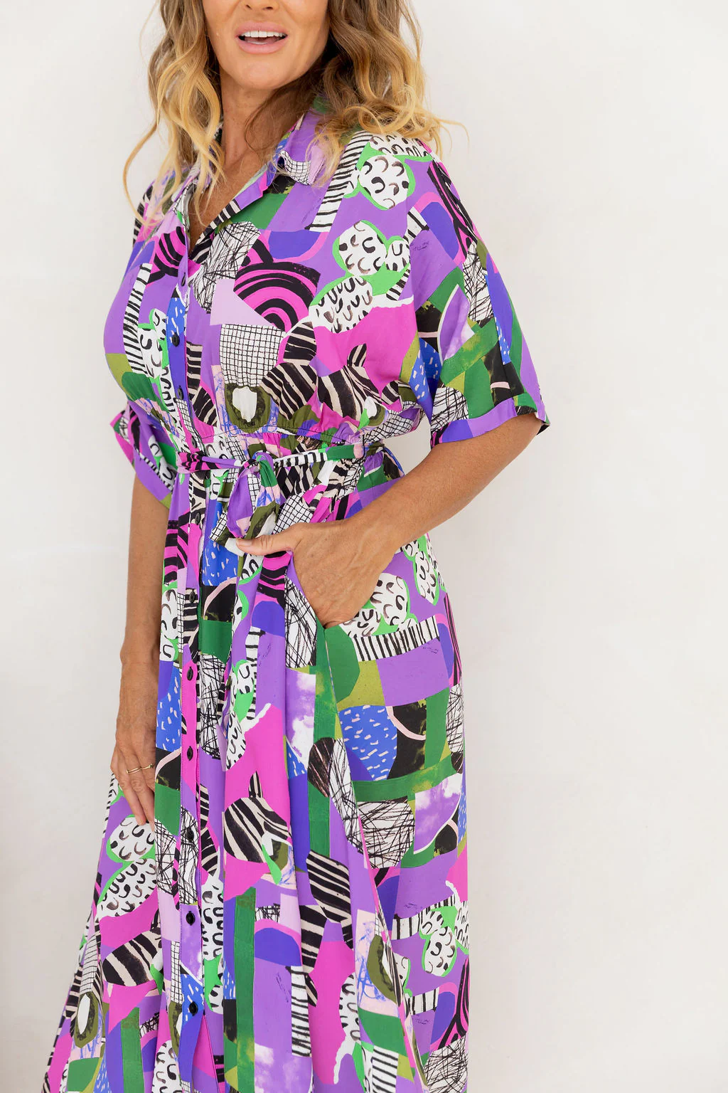 Maddy Midi Dress in Dazzle - Image 5