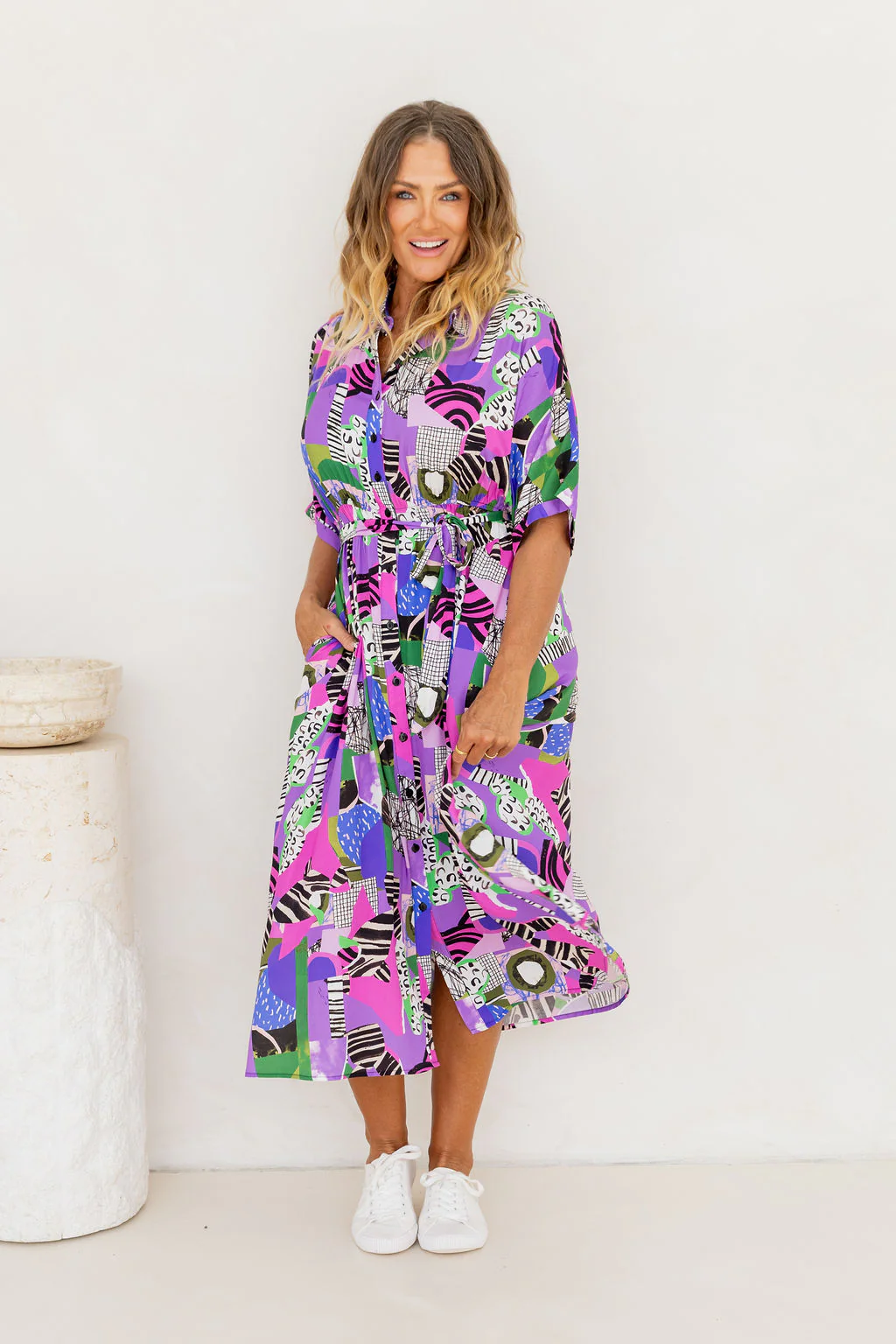 Maddy Midi Dress in Dazzle - Image 9
