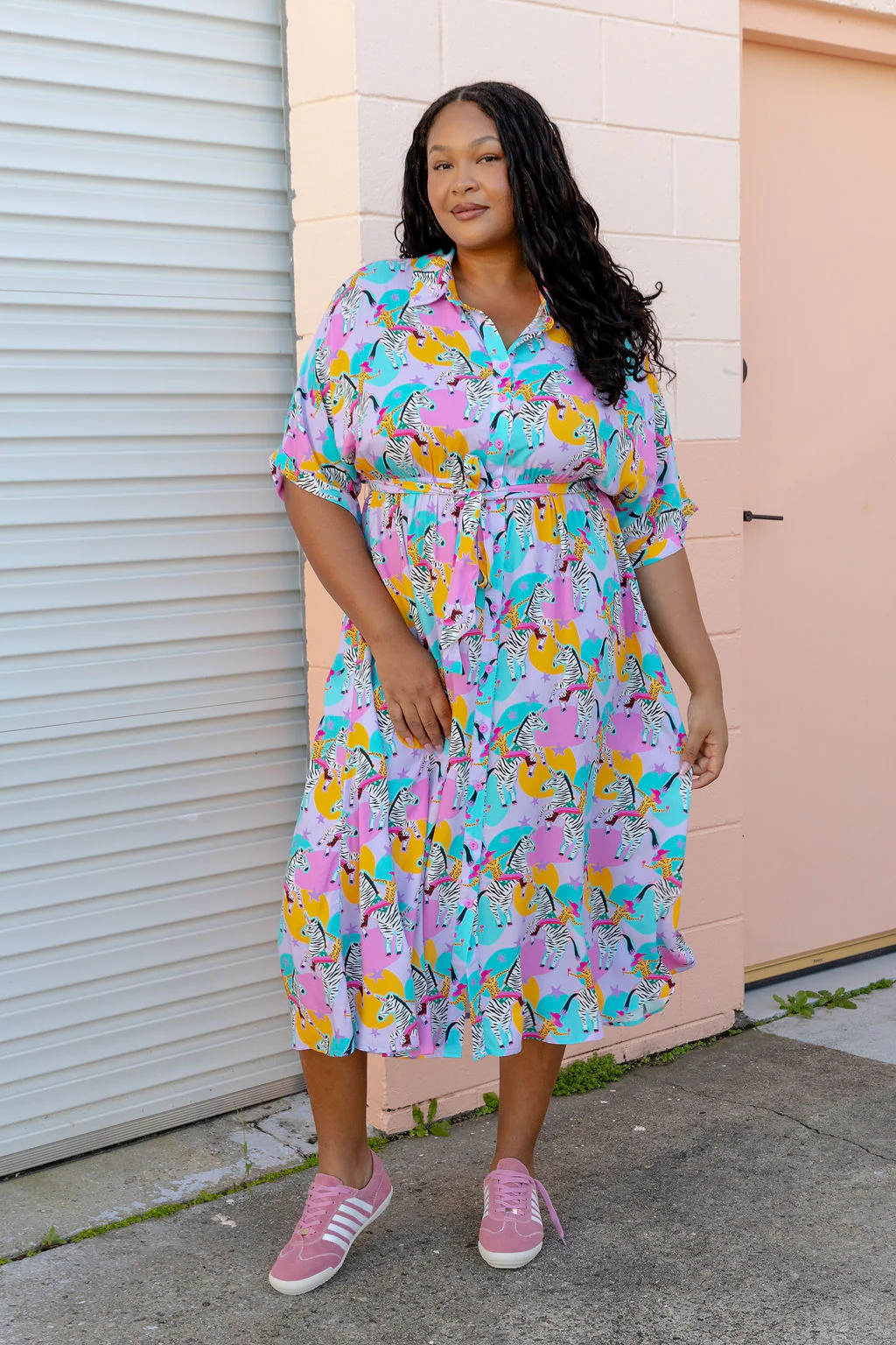 Maddy Midi Dress in Yee-Har by Deb McNaughton - Image 3