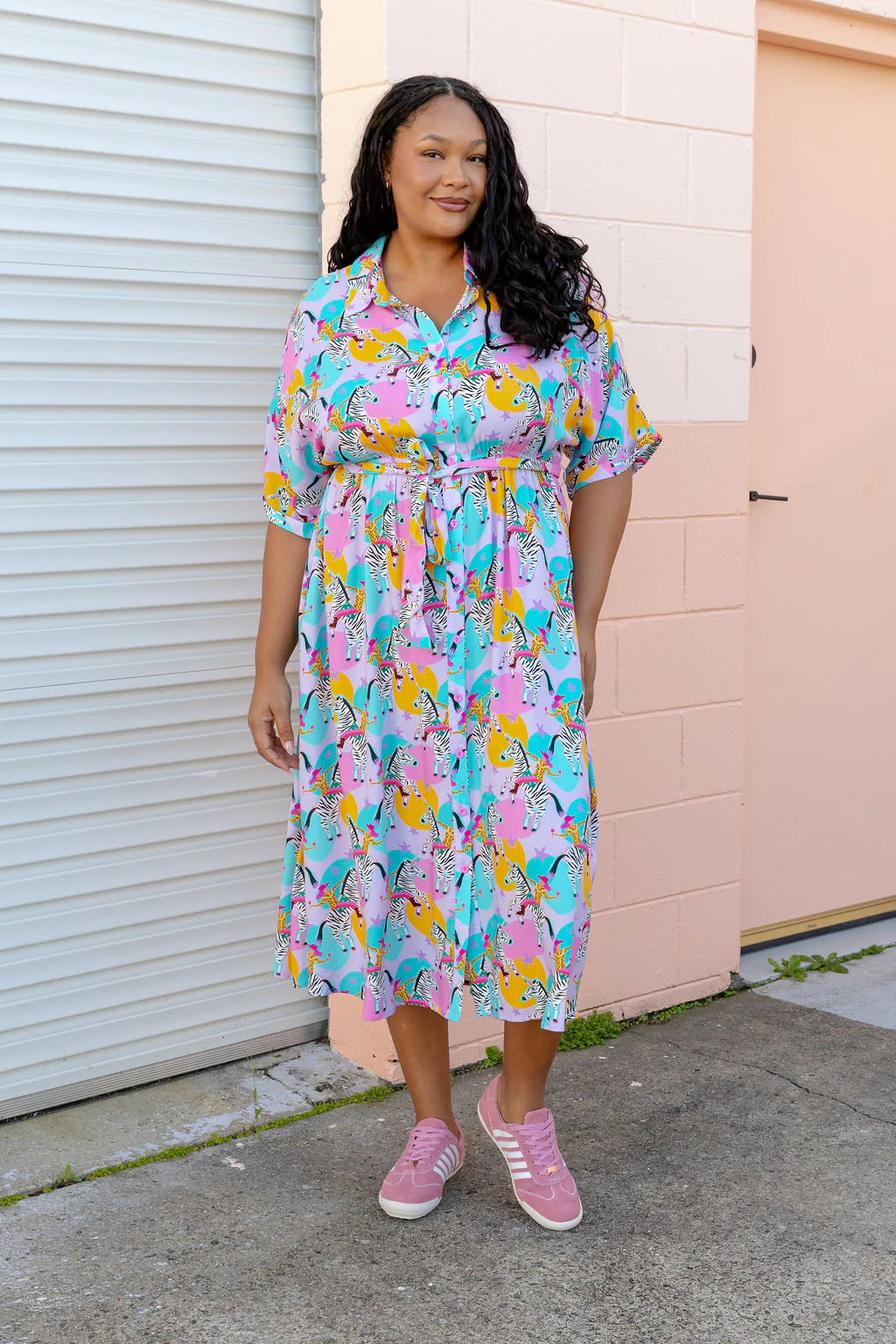 Maddy Midi Dress in Yee-Har by Deb McNaughton - Image 5
