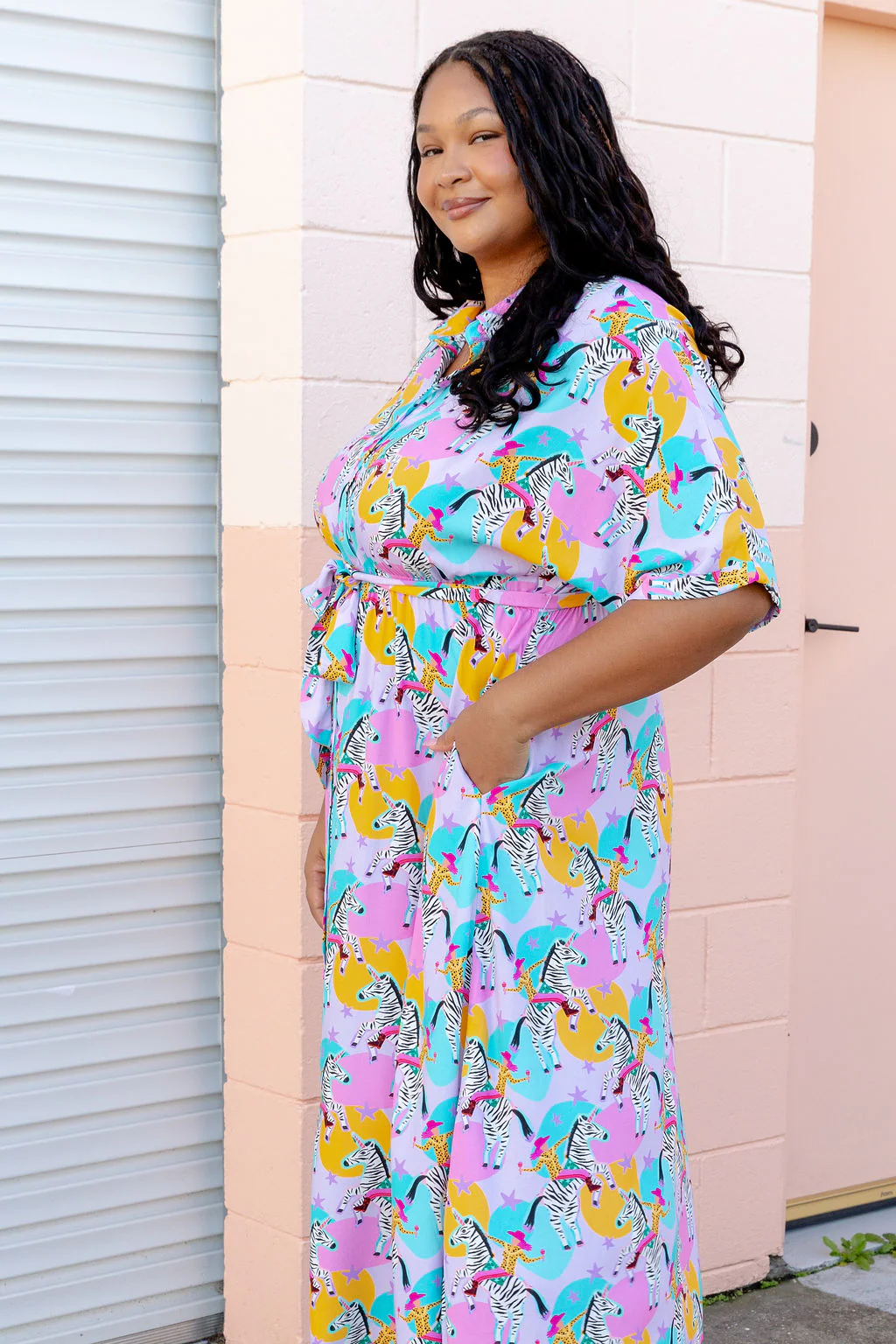 Maddy Midi Dress in Yee-Har by Deb McNaughton - Image 8