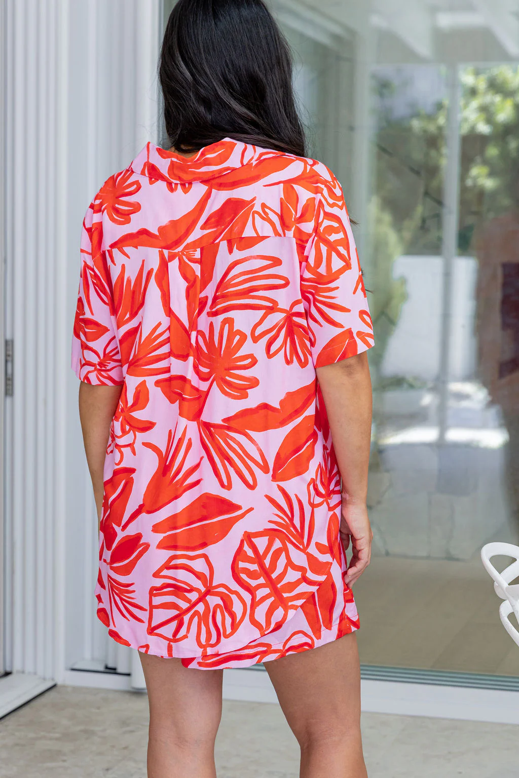 Marley Shirt in Blush Fern - Image 11
