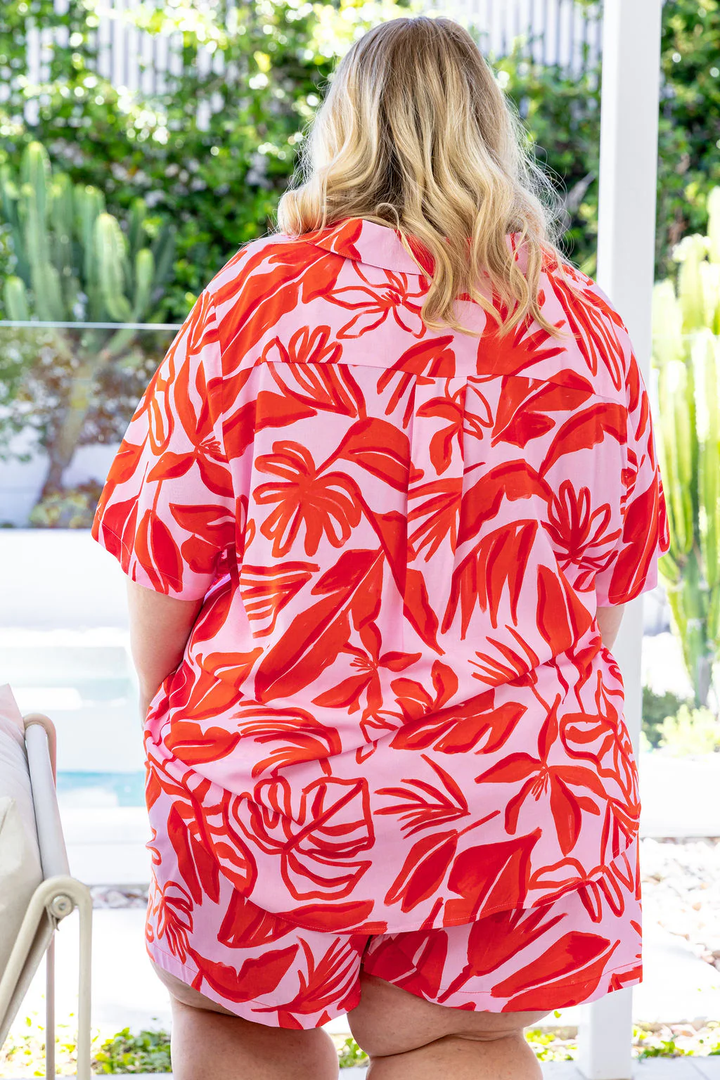 Marley Shirt in Blush Fern - Image 12