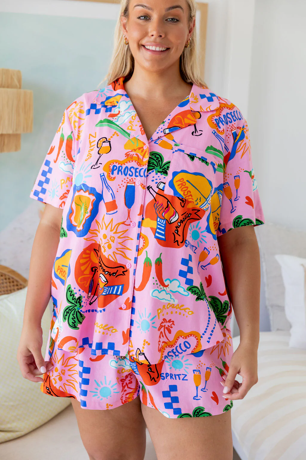 Marley Linen Blend Shirt in Cin Cin - Image 4