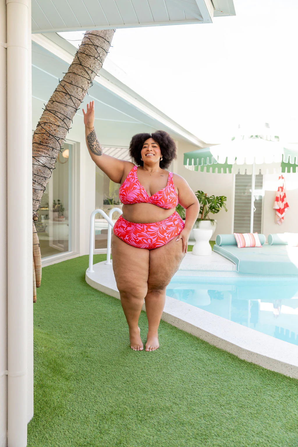 Miami Pants In Pink Jungle - Image 17