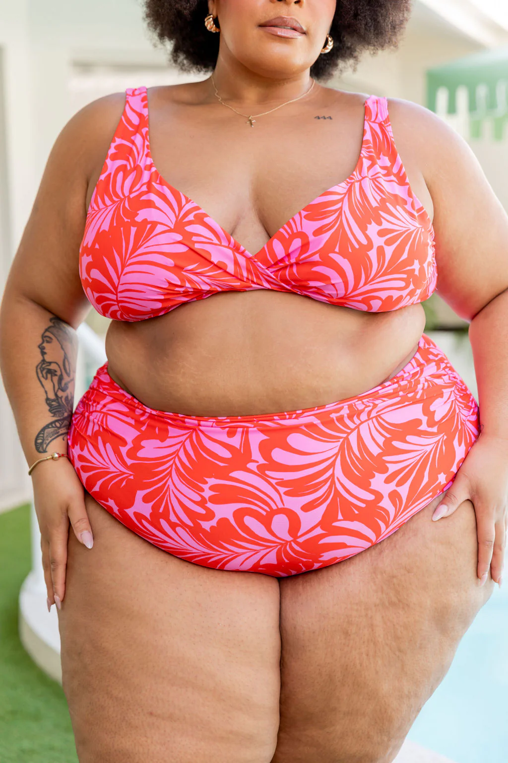 Miami Pants In Pink Jungle - Image 2