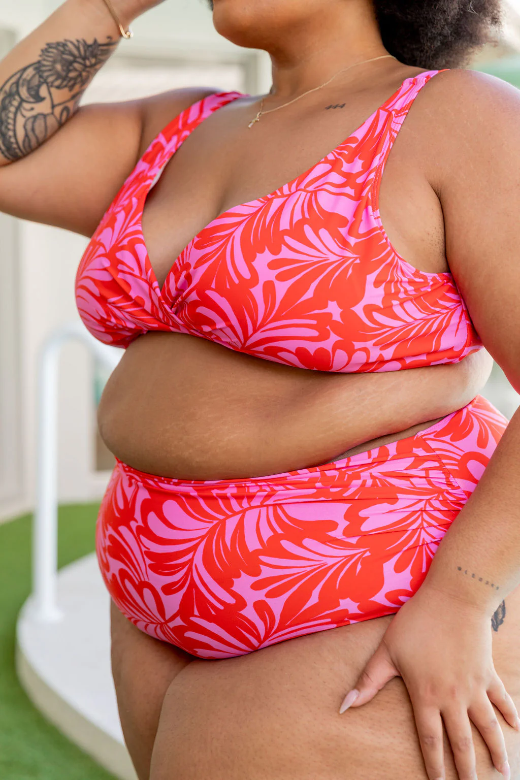 Miami Pants In Pink Jungle - Image 9