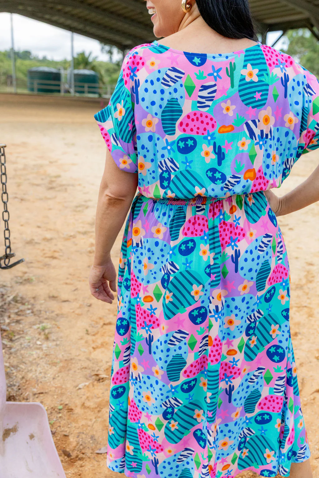 Millie Dress in Small Horse Club by Deb McNaughton - Image 15