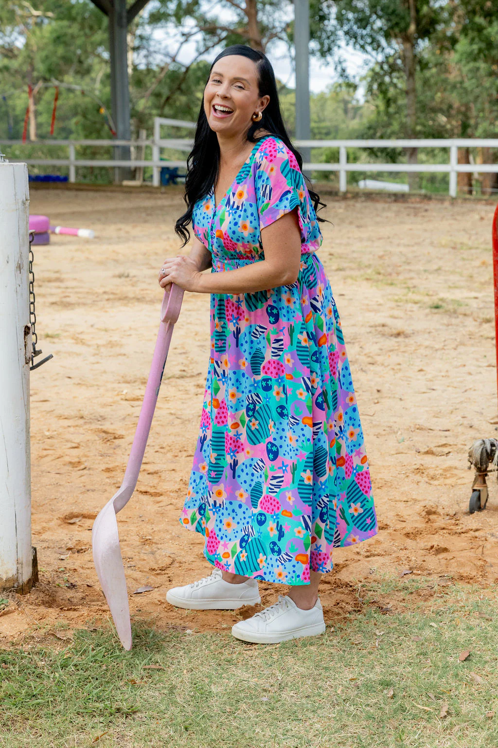 Millie Dress in Small Horse Club by Deb McNaughton - Image 7