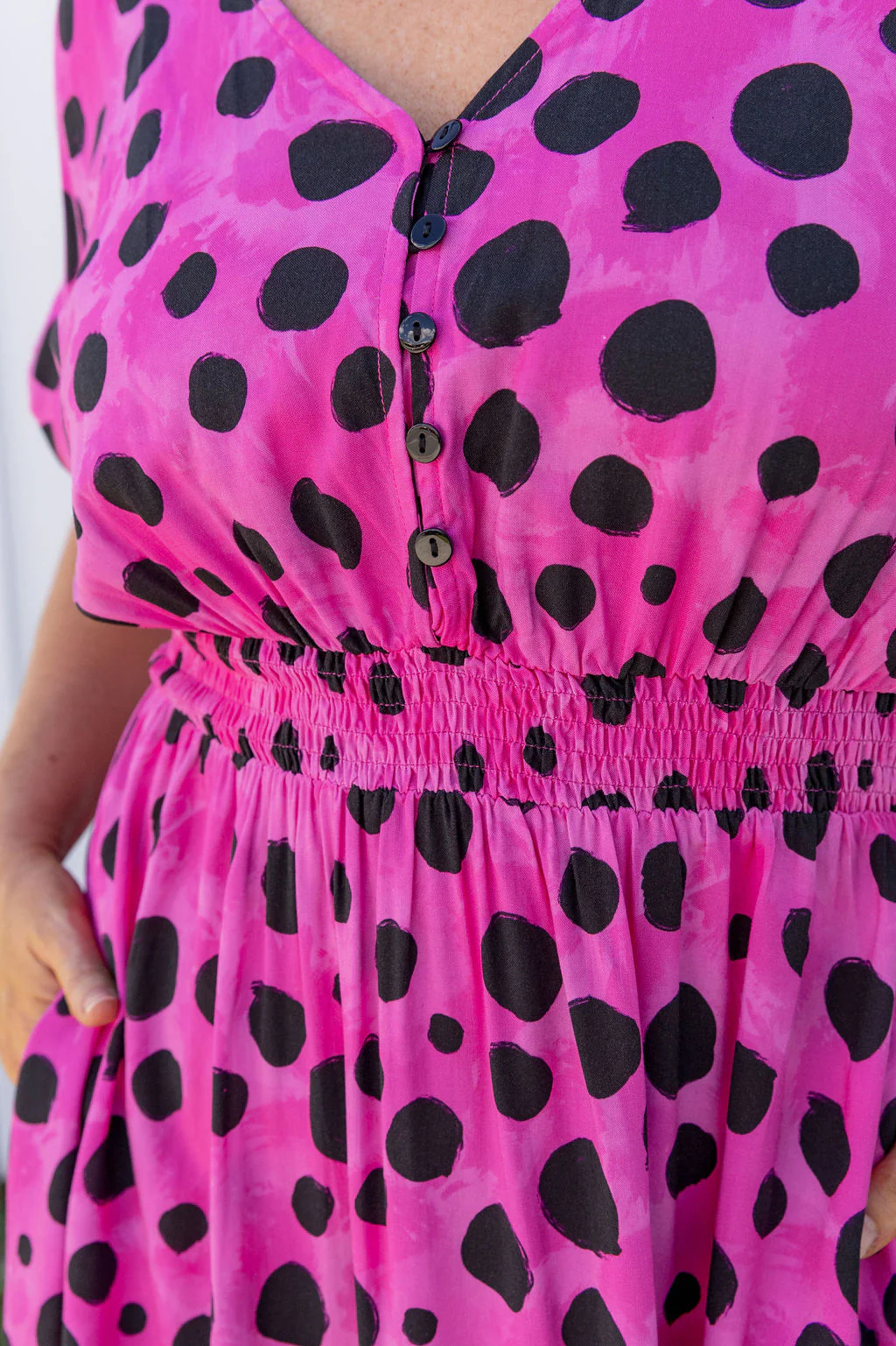 Millie Midi Dress in Pink Cheetah by Kasey Rainbow - Image 10