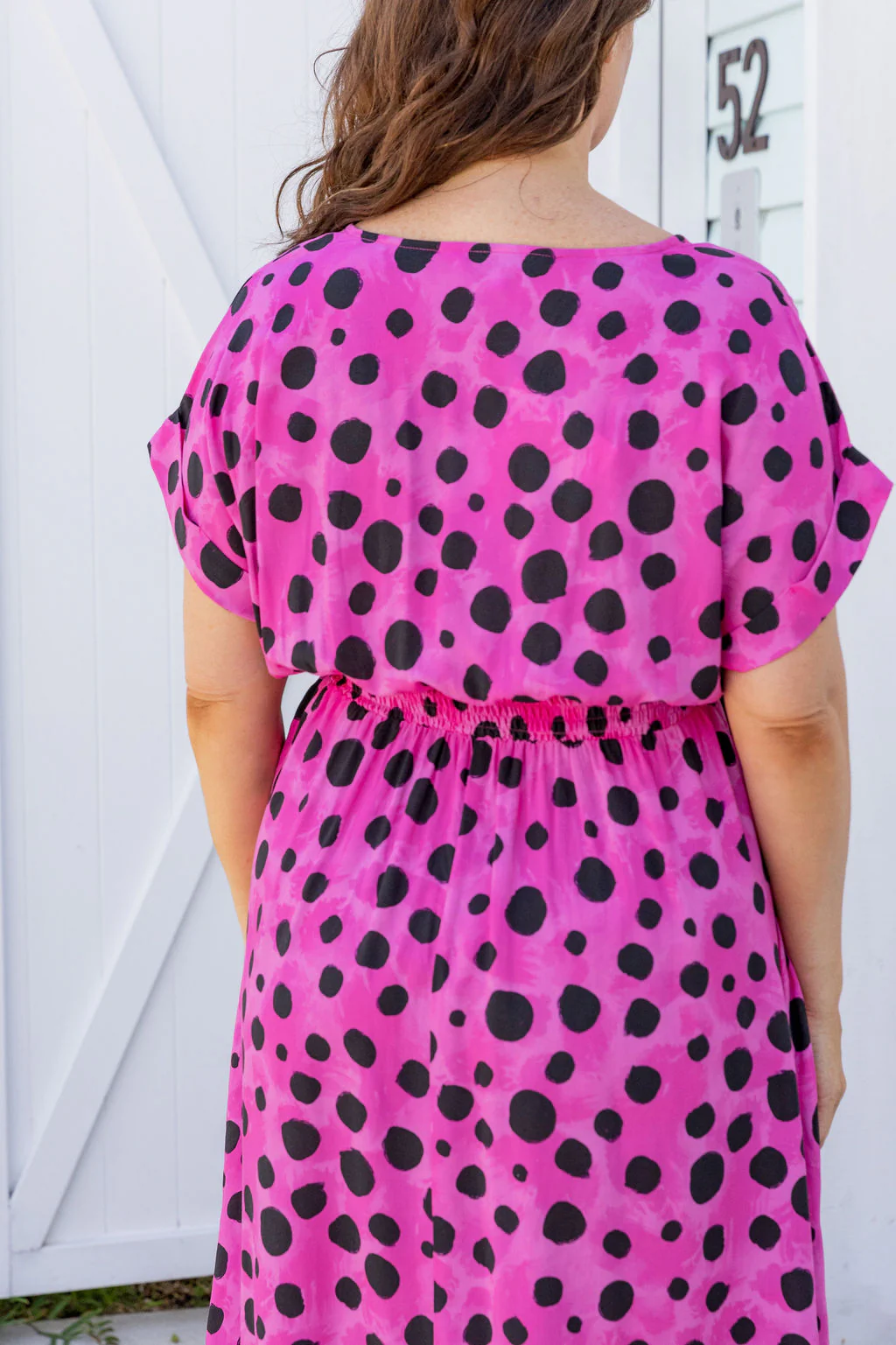 Millie Midi Dress in Pink Cheetah by Kasey Rainbow - Image 12