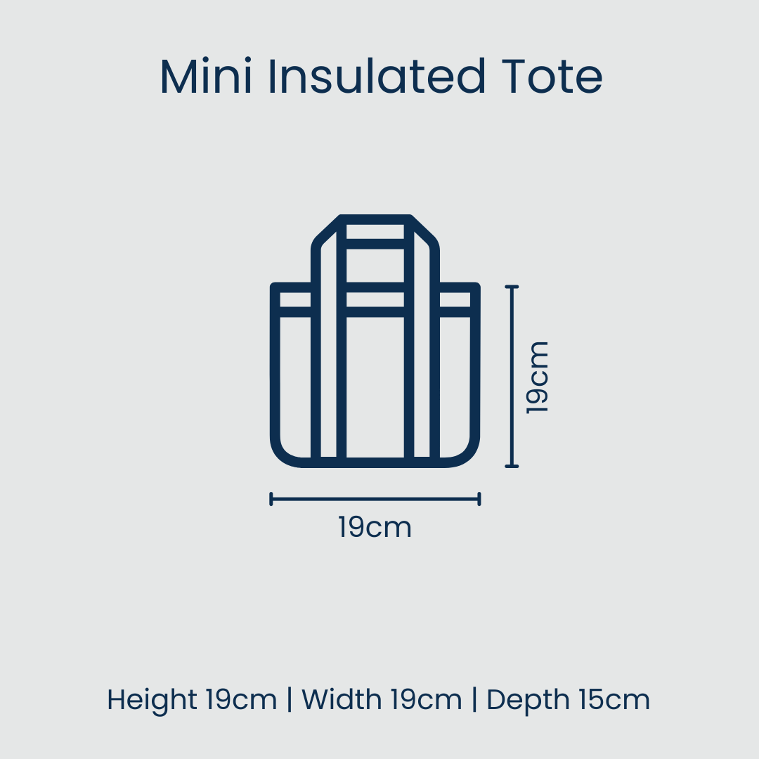 Mini Insulated Tote in Boats - Image 2