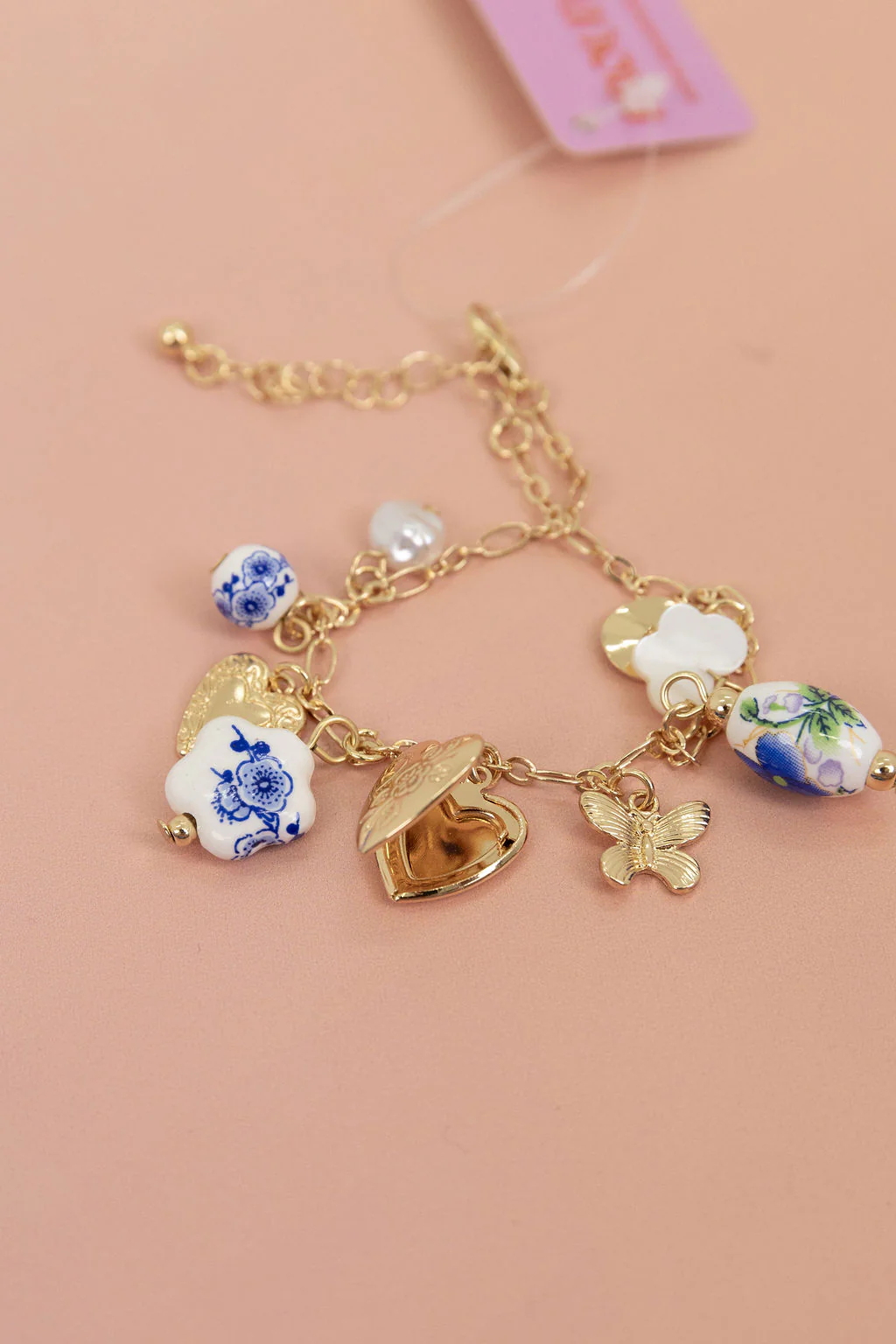Multi Charm Locket Bracelet - Image 2