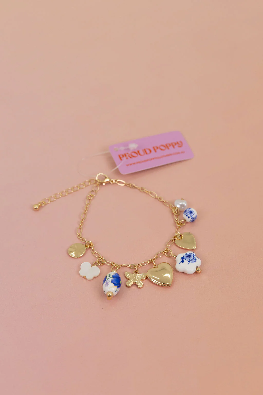 Multi Charm Locket Bracelet - Image 3
