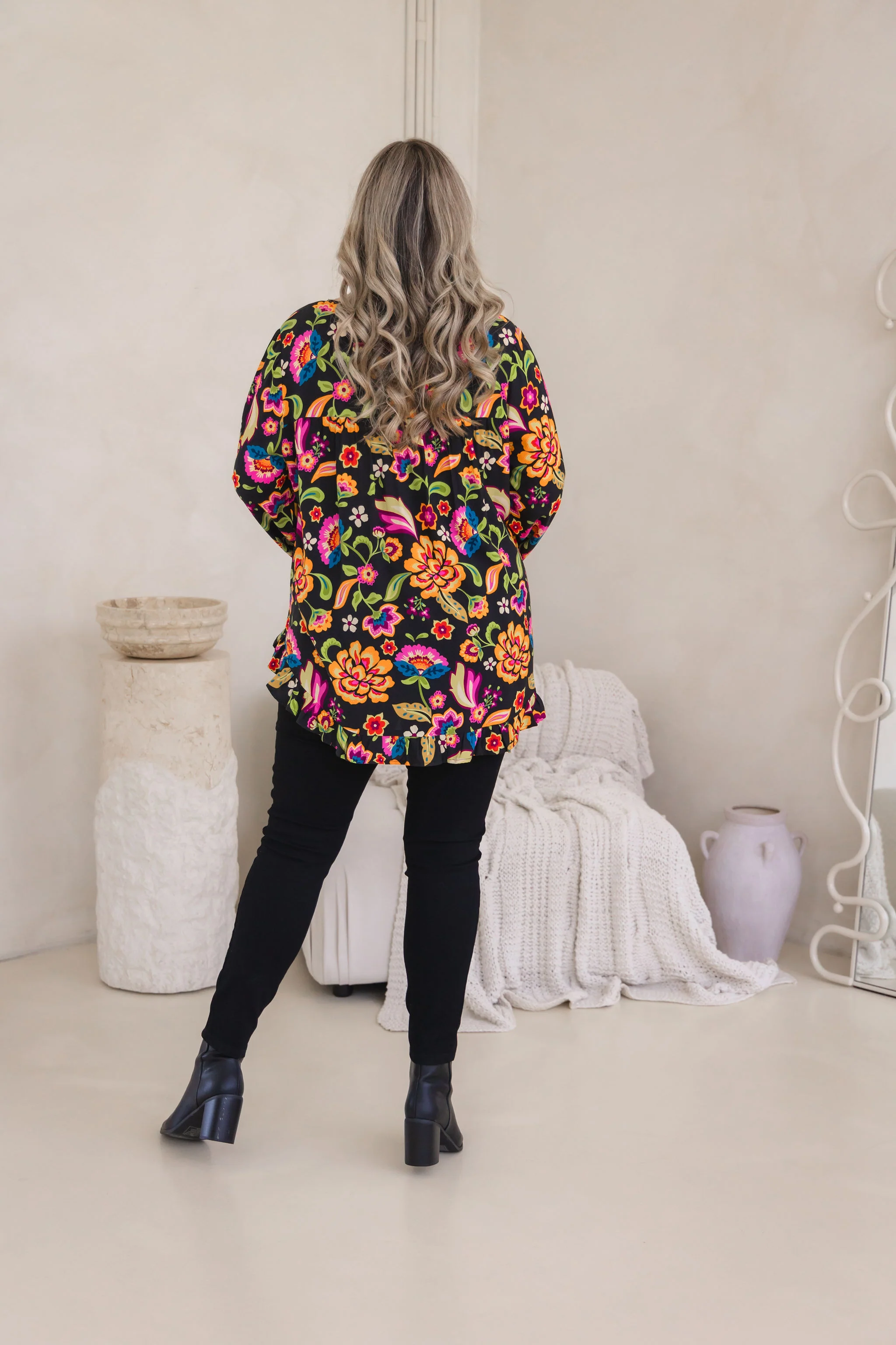 Natalie Long Sleeve Top in Boho Dreams - Image 10